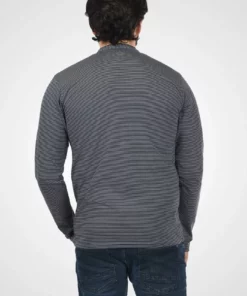 Solid SDALPHIOS - T-shirt à Manches Longues - Insignia Blue Melange -Promos Solid Magasin 7562792657a64f41a6811e3f62aba483