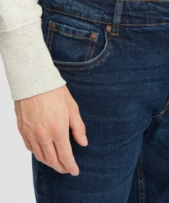 Solid SDPIRKO - Jean Droit - Dark Blue Denim -Promos Solid Magasin 75a01f79955942ff9218bf7da184b4d9