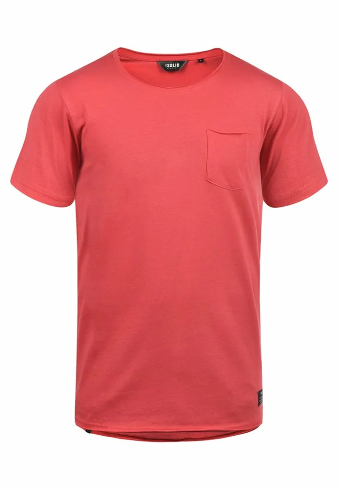 Solid SDANDREJ - T-shirt Basique - Tomato 5 Solid SDANDREJ - T-shirt Basique - Tomato – Image 5