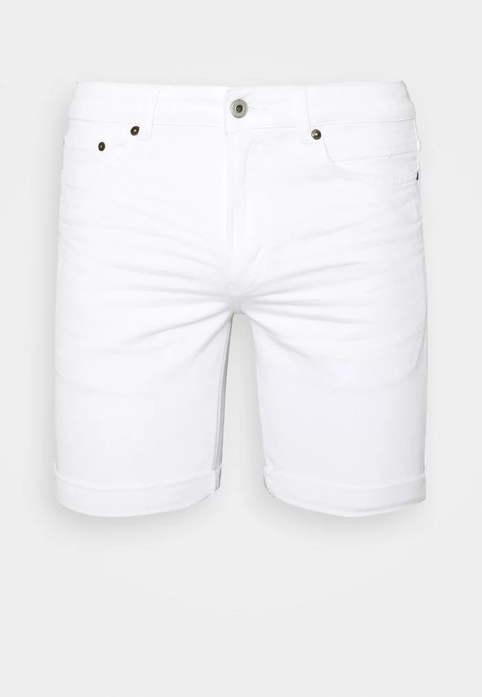 Solid Short En Jean - White 5 Solid Short En Jean - White – Image 5