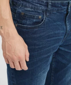 Solid SDFINLAY - Jean Droit - Middle Blue Denim -Promos Solid Magasin 79eb6e25e14e42a38404c8a220c0c12a