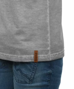 Solid SDTINO - T-shirt Basique - Mid Grey -Promos Solid Magasin 7a60fe9786d9435798b0fdd56373a977