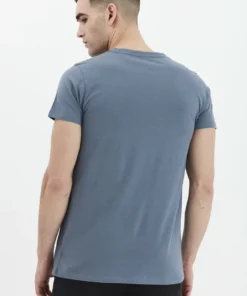 Solid SDPEKO - T-shirt Basique - China Blue 8 Solid SDPEKO - T-shirt Basique - China Blue -Promos Solid Magasin 7a98f42f764943e9965d086bcffdd29a