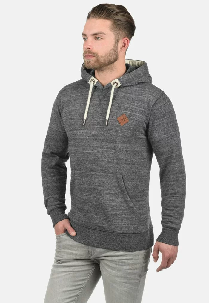 Solid SDKEVIN - Sweat à Capuche - Grey Melange 1 Solid SDKEVIN - Sweat à Capuche - Grey Melange