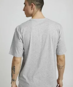 Solid T-shirt Imprimé - Light Grey Melange -Promos Solid Magasin 7bd1e5833dc24f11af7eca0b8ae54f07