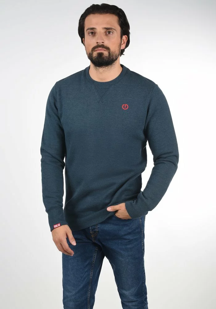 Solid SDBENN - Sweatshirt - Blue Melange 1 Solid SDBENN - Sweatshirt - Blue Melange