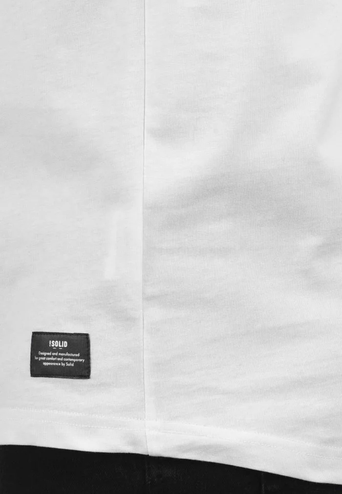 Solid SDCALVIN - T-shirt Imprimé - White/grey 4 Solid SDCALVIN - T-shirt Imprimé - White/grey – Image 4