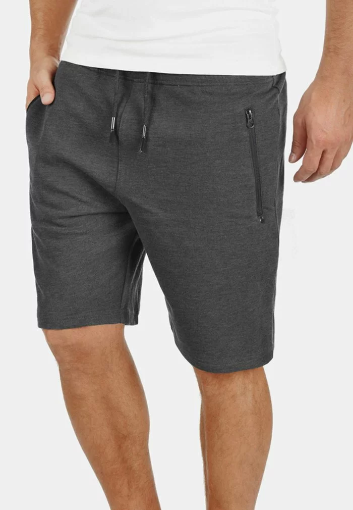 Solid SDTARAS - Short - Dark Grey Melange 1 Solid SDTARAS - Short - Dark Grey Melange