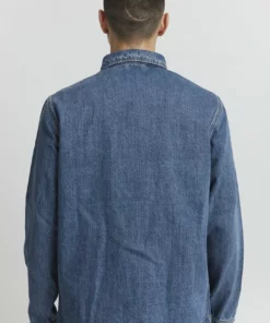 Solid SDBRANTLEE - Veste En Jean - Middle Blue Denim -Promos Solid Magasin 7c9ba1fcfab045bcbec16cbf8e110cb9