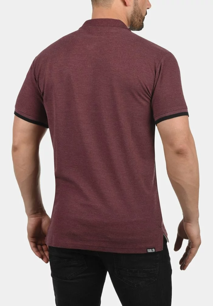 Solid BENJAMIN - Sweatshirt - Wine Red Melange 2 Solid BENJAMIN - Sweatshirt - Wine Red Melange – Image 2