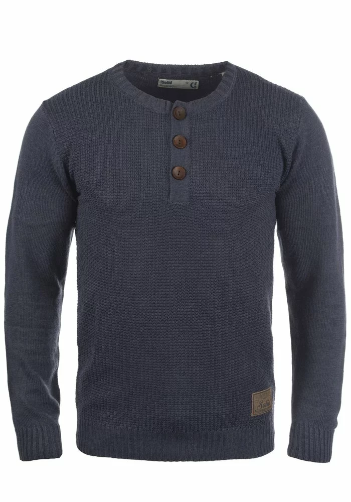 Solid SDTERRANCE - Pullover - Insignia Blue 3 Solid SDTERRANCE - Pullover - Insignia Blue – Image 3