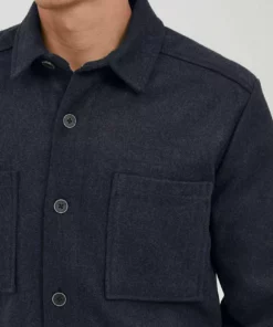 Solid LIAM - Veste Mi-saison - Insignia Blue Melange -Promos Solid Magasin 803dc399be3c43b6aa770e4311e1d265