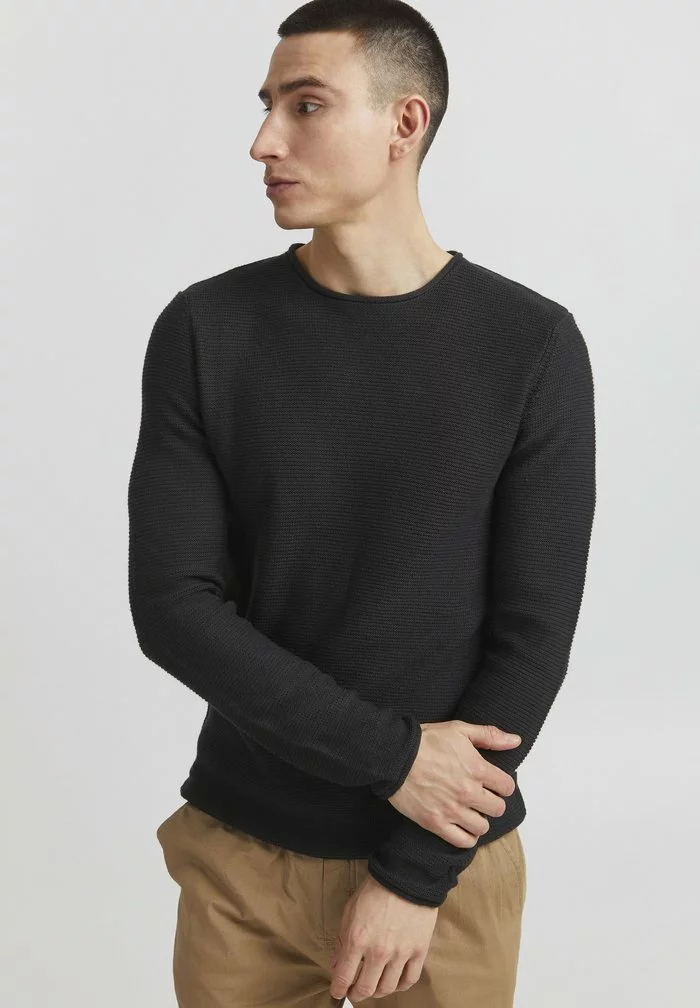 Solid SDJARAH - Pullover - True Black 1 Solid SDJARAH - Pullover - True Black