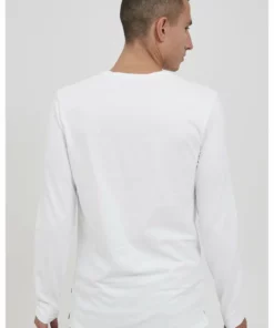 Solid SDVINTON LS 21106135 - T-shirt à Manches Longues - White -Promos Solid Magasin 813a4dfad2254f19ab78fb8d49e8af3e