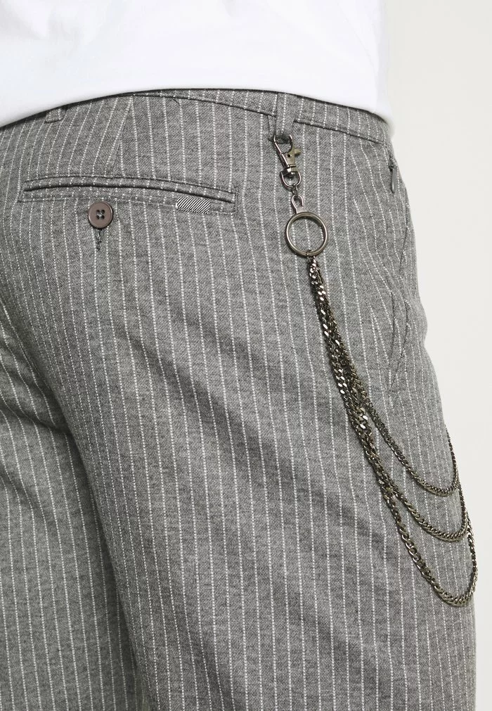 Solid SDBARRO ZIPPER STRIPE - Pantalon Classique - Dark Grey 4 Solid SDBARRO ZIPPER STRIPE - Pantalon Classique - Dark Grey – Image 4