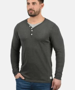 Solid SDDORIANO - T-shirt à Manches Longues - Dark Grey