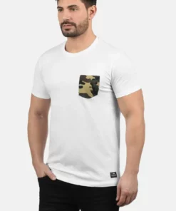 Solid SDCALVIN - T-shirt Imprimé - White