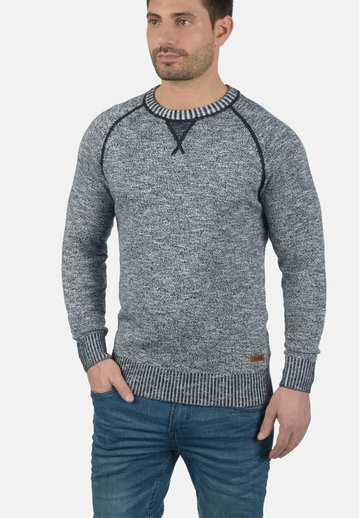 Solid SDTHIAN - Pullover - Blue 1 Solid SDTHIAN - Pullover - Blue