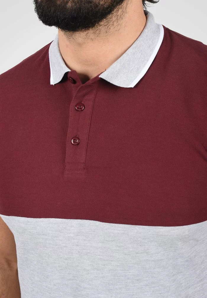 Solid SDCORBIN - Polo - Wine Red 4 Solid SDCORBIN - Polo - Wine Red – Image 4