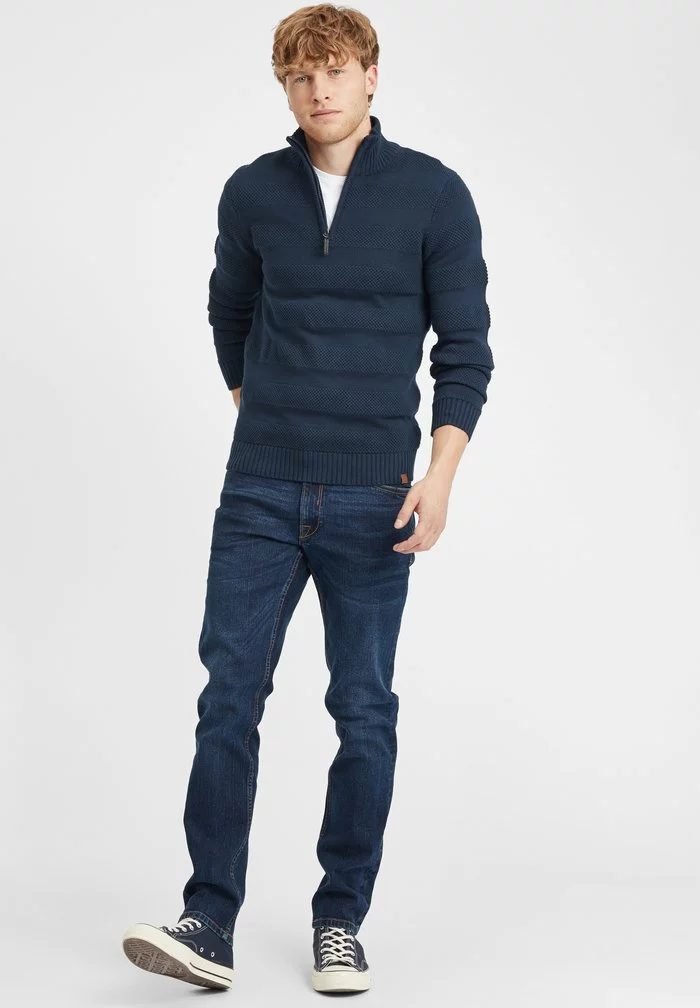 Solid SDPILTO - Jean Droit - Dark Blue Denim 2 Solid SDPILTO - Jean Droit - Dark Blue Denim – Image 2