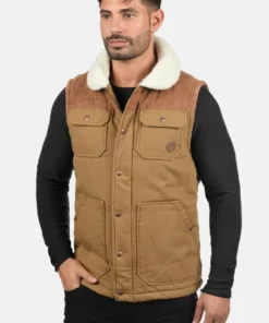 Solid SDFERDI - Veste Sans Manches - Brown