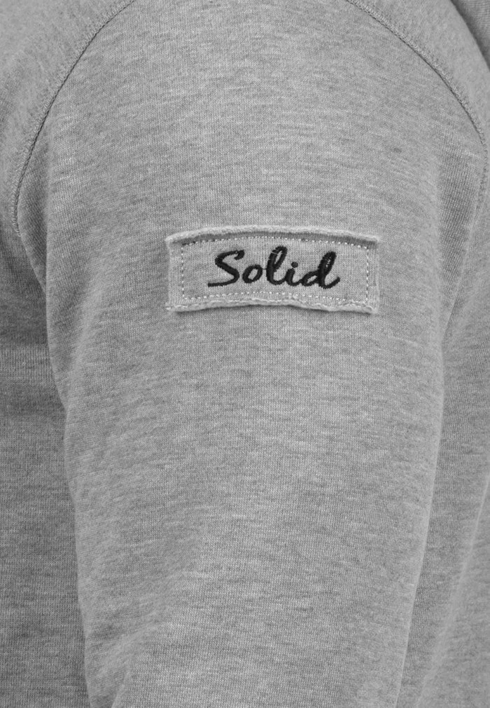 Solid SDTRIP - Sweat à Capuche - Grey Melange 4 Solid SDTRIP - Sweat à Capuche - Grey Melange – Image 4
