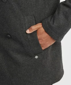 Solid SDPINTO - Manteau Court - Dark Grey Melange -Promos Solid Magasin 869f818a65c542ae85e60130f650ed7b