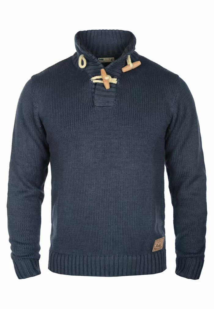 Solid SDPIROY - Pullover - Dark Blue 4 Solid SDPIROY - Pullover - Dark Blue – Image 4