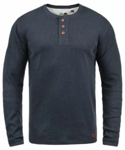 Solid SDTOKATO - T-shirt à Manches Longues - Insignia Blue Melange -Promos Solid Magasin 86c7b0c0cd0f48389d84ba18a736453f