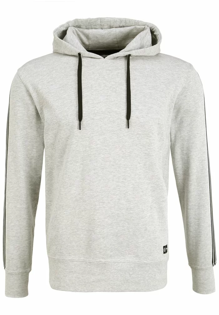 Solid SDGALDO - Sweat à Capuche - Light Grey Melange 6 Solid SDGALDO - Sweat à Capuche - Light Grey Melange – Image 6