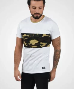 Solid SDCALLUX - T-shirt Imprimé - White Dusty