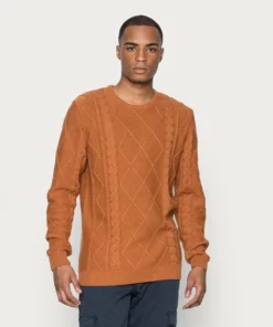 Solid SDTERENCE 21105730 - Pullover - Roasted Pecan