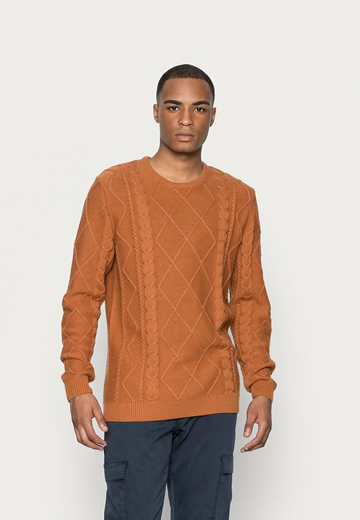 Solid SDTERENCE 21105730 - Pullover - Roasted Pecan 1 Solid SDTERENCE 21105730 - Pullover - Roasted Pecan