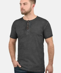 Solid SDTIHN - T-shirt Basique - Black