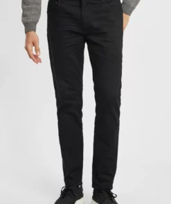Solid SDFINLAY - Jean Droit - Black Denim