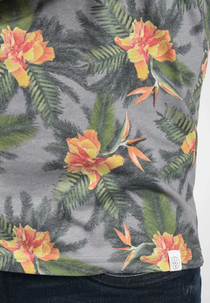 Solid SDFAIK - T-shirt Imprimé - Mid Grey 6 Solid SDFAIK - T-shirt Imprimé - Mid Grey – Image 6