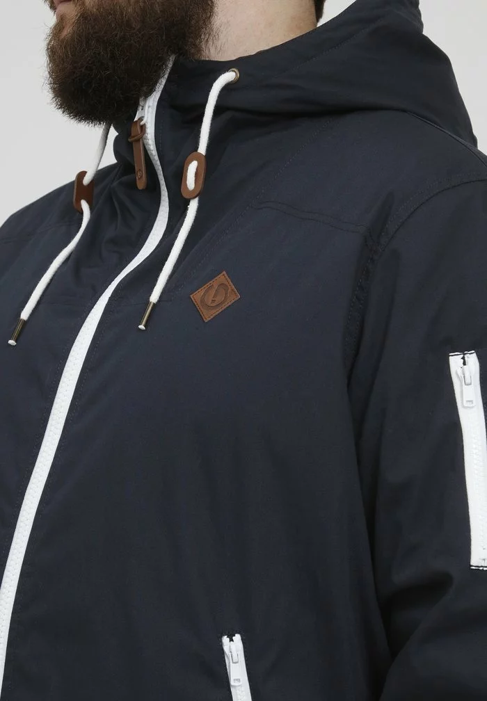 Solid SDTILLY BT - Sweat à Capuche Zippé - Insignia Blue 4 Solid SDTILLY BT - Sweat à Capuche Zippé - Insignia Blue – Image 4