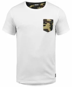 Solid SDCALVIN - T-shirt Imprimé - White -Promos Solid Magasin 8d729a9fe67b418b903a6a58e345b051