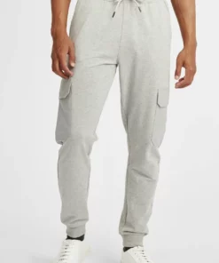 Solid SDJORY - Pantalon De Survêtement - Grey Melange