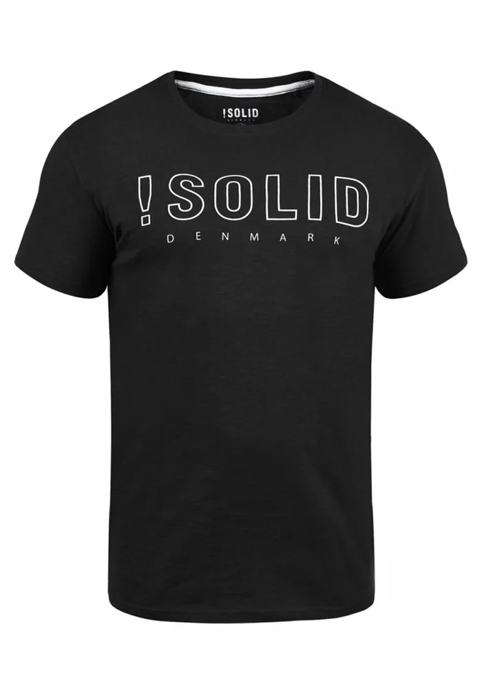 SDSOLIDO - T-shirt Imprimé - Black 4 SDSOLIDO - T-shirt Imprimé - Black – Image 4