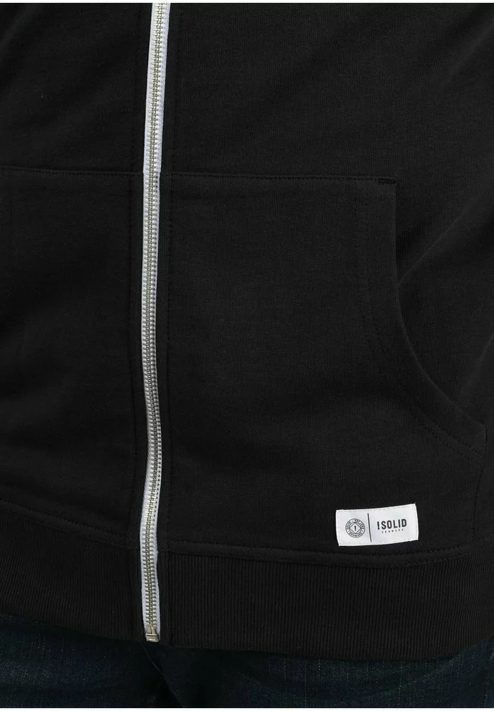 Solid SDTAMBO - Sweat à Capuche Zippé - Black 6 Solid SDTAMBO - Sweat à Capuche Zippé - Black – Image 6