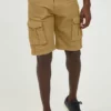 Solid SDPOVL CARGO LINEN - Short - Dull Gold