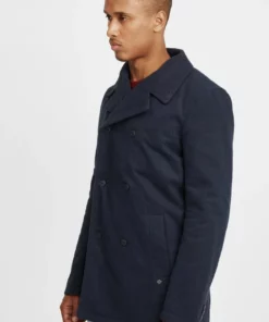 Solid SDPINTO - Manteau Court - Insignia Blue -Promos Solid Magasin 90e6a84f74de45d5a6047e339ba501ee