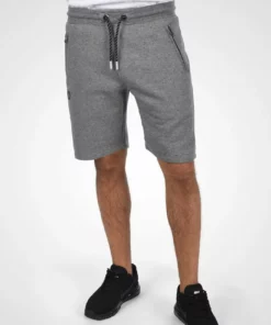 Solid RAFIK - Short - Dark Grey Melange