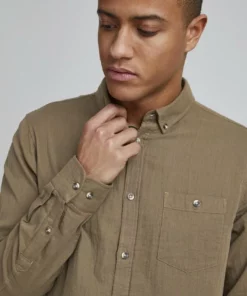 Solid SDAUSTEN - Chemise - Shitake -Promos Solid Magasin 9149a33d3e53404e8545d6acfcb2df6b