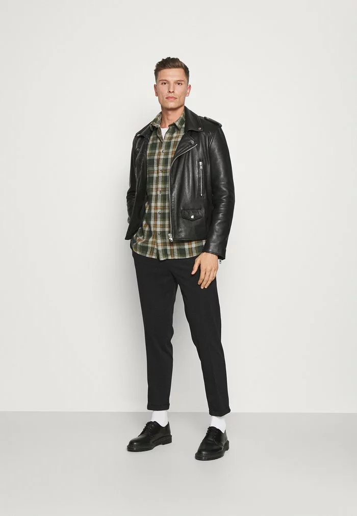 Solid SDTERKIL HERRINGBONE CHECK 21105659 - Chemise - Deep Forest 2 Solid SDTERKIL HERRINGBONE CHECK 21105659 - Chemise - Deep Forest – Image 2