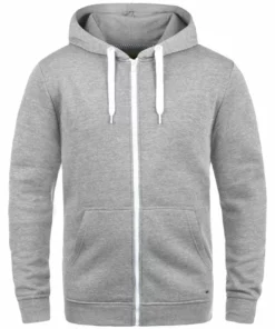Solid SDOLLI - Sweat à Capuche Zippé - Light Grey -Promos Solid Magasin 928071d604224ef4ad48cc543fb339a3