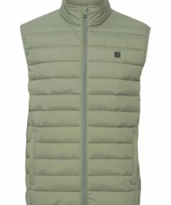 Solid SDSÖRENSON - Veste Sans Manches - Hedge Green -Promos Solid Magasin 92c07c49a7b340cbb088947b25999d0c