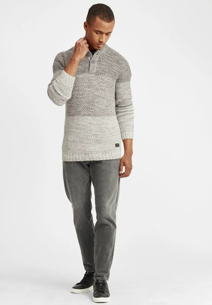 Solid SDAFTON - Pullover - Grey Melange 2 Solid SDAFTON - Pullover - Grey Melange – Image 2