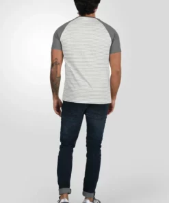 Solid SDSTEN - T-shirt Imprimé - Mid Grey -Promos Solid Magasin 9438e9a9f9624538adf060820b5b5df6